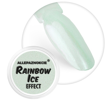 Polvo para uñas Ice Rainbow effect Allepaznokcie Magic Morado 0,5 g N.º 4