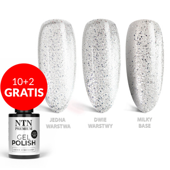 10 + 2 gratis. Esmalte híbrido NTN Premium Fiesta Collection sin HEMA/Di-HEMA, 5 g, n.º 74