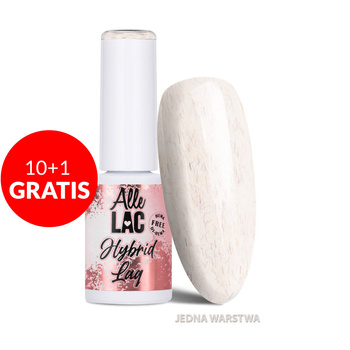 10 + 1 gratis. Esmalte híbrido LED/UV Gel Polish Whites Cream Wool AlleLac sin HEMA/Di-HEMA, 6 g