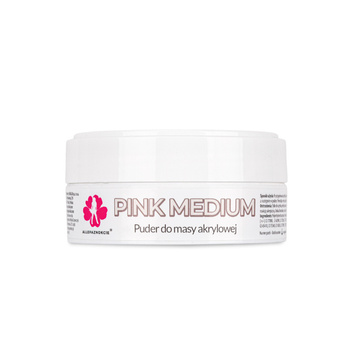 Polvo acrílico para uñas Allepaznokcie Pink Medium Acrylic Powder 30 g n.º 4