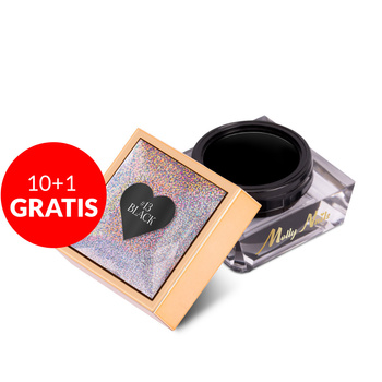 10 + 1 gratis: Pasta para decoraciones Nail Art ProArt Paste Molly Nails Black sin HEMA/Di-HEMA, 5 g