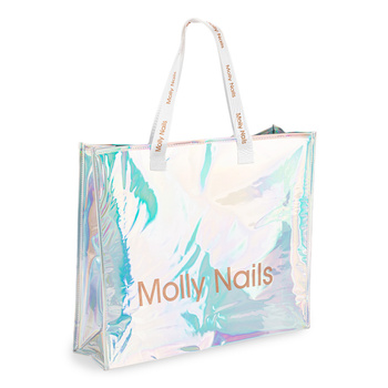 Bolsa para el almuerzo Holo Premium blanca de Molly Nails