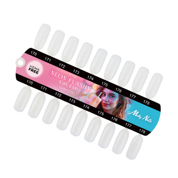 Plantilla para pintar las uñas Molly Nails Neon Flashy Cat Eye