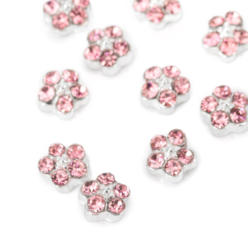 Adornos para uñas con flores en 3D Molly Nails K1123, 10 unidades