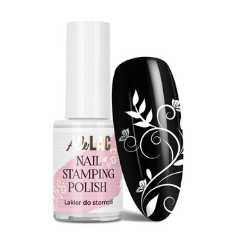 Esmalte para estampado AlleLac Nail Stamping Polish blanco, 7 ml