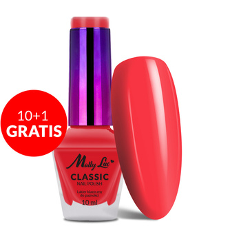 10 + 1 gratis. Esmalte de uñas clásico Classic Nail Polish de MollyLac n.º 12, 10 ml