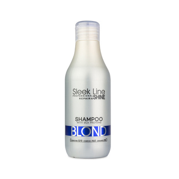 Champú para cabello rubio, canoso y decolorado Stapiz Sleek Line Blond 300 ml