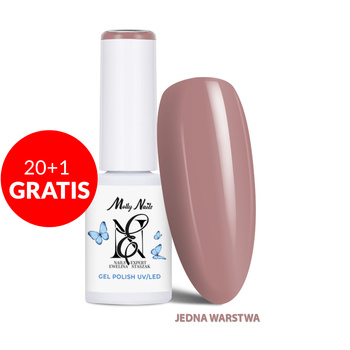 20 + 1 gratis. Esmalte híbrido LED/UV Gel Polish Molly Nails by Ewelina Staszak Talizman T11 Opal rosa 7 g