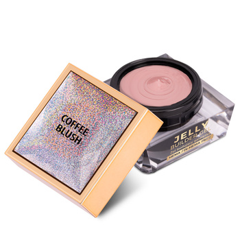 Gel constructivo denso y duro Jelly Builder Gel de Molly Nails en tono Coffee Blush, sin HEMA ni Di-HEMA, 50 g