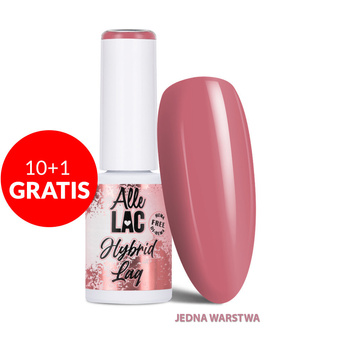 10 + 1 gratis. Esmalte híbrido LED/UV Gel Polish Pinks PI21 Smoked Kiss AlleLac sin HEMA/Di-HEMA, 6 g