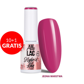 10 + 1 gratis. Esmalte híbrido LED/UV Gel Polish Pinks Wild Berry AlleLac sin HEMA/Di-HEMA, 6 g