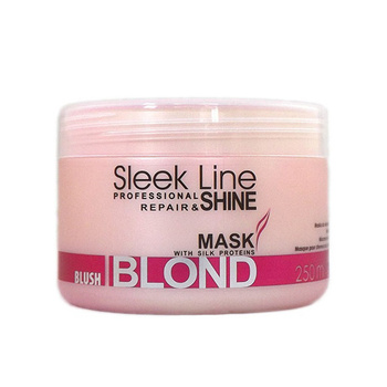 Mascarilla que aporta un tono rosado al cabello rubio Stapiz Blush Blond 250 ml