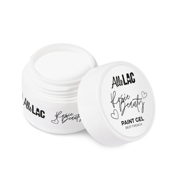 Gel blanco espeso para decoraciones Paint Gel Best French White AlleLac x Rosie Beauty, sin HEMA ni Di-HEMA, 5 g