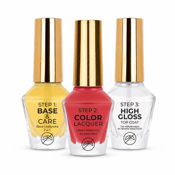 Set MollyNails Vinyl Effect System: sistema de manicura en 3 pasos
