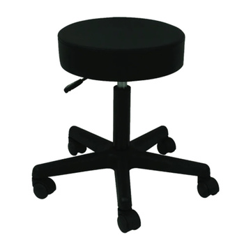 Taburete cosmético BASIC sin respaldo CO negro CN00069