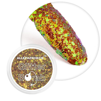 Poudre pour ongles Glitter Bomb Effect Allepaznokcie n° 02