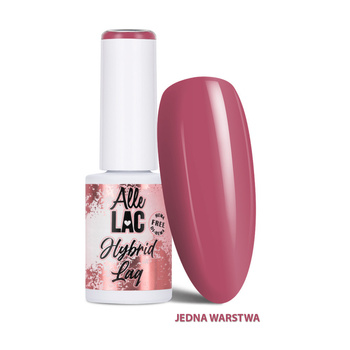 Esmalte híbrido LED/UV Gel Polish Pinks PI23 Caramel Rose AlleLac sin HEMA ni Di-HEMA, 6 g