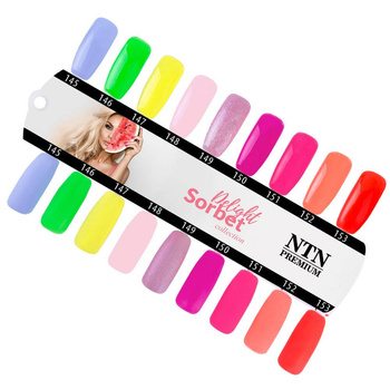 Nuancier Ntn Premium Delight Sorbet Collection Brillant et Mat 9 couleurs