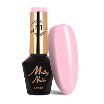 Molly Nails Natural Hybridlack von Monika Mielniczuk, HEMA/Di-HEMA-frei, 8 g, Nr. N1