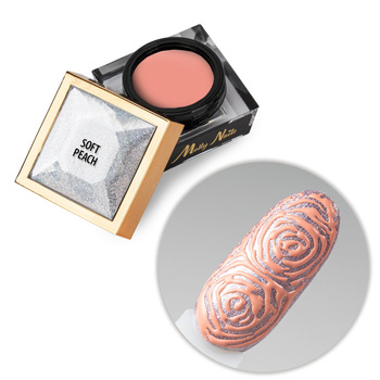Creative Flow Color Gel  - Gel créatif pour NailArt permettant de réaliser des motifs fondants et délicats Molly Nails Soft Peach Sans HEMA/Di-HEMA 5 g