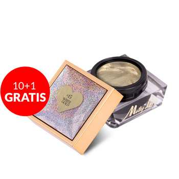 10 + 1 gratis: Nail Art ProArt Paste MollyLac White Gold (HEMA/Di-HEMA-frei) 5 g