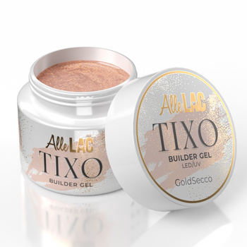 AlleLac Tixo Builder Gel GoldSecco 45 g – aufbaubares Gel mit Thixotropie