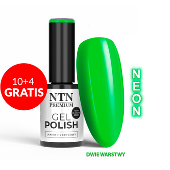 10 + 4 gratuits - Vernis hybride LED/UV Gel Polish Greens n° 567 Édition limitée NTN Premium sans HEMA/Di-HEMA, 5 g