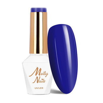 Smalto ibrido Molly Nails Power Flower Blue Hydrangea senza HEMA/Di-HEMA 8 g n. 727