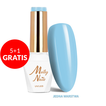 5+1 gratis Smalto ibrido Molly Nails Cocktails &amp; Drinks Cuba Libre HEMA/Di-HEMA Free 8 g n. 12