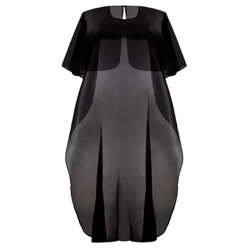 Cape de coiffeur noire 100 x 140 cm