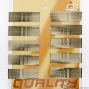 Forcine per capelli dorate da 5,5 cm, 100 pz