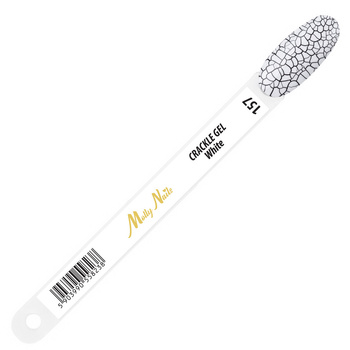 Musterkarte Crackle Gel White