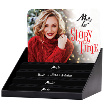 Display stand for 45 MollyLac Story Time hybrid nail polishes, 5 ml – empty