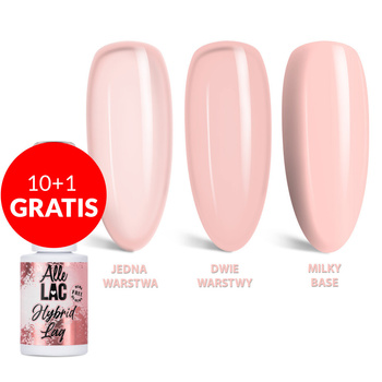 10 + 1 gratuit Vernis hybride LED/UV Gel Polish Nudes N16 Light Petal AlleLac sans HEMA/Di-HEMA 6 g