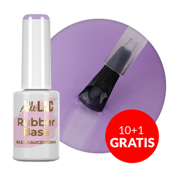 10 + 1 gratis Kautschukgrundierung Rubber Base AlleLac Lavender Dream HEMA/Di-HEMA-frei 7 g Nr. 2