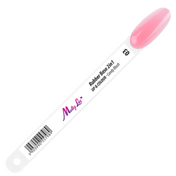 Rubber Base 2-in-1 Up&Colour stick template; Candy Blush No. 3