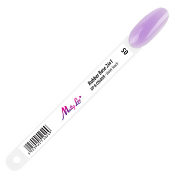 Musterkatalog für Stäbchen „Rubber Base 2-in-1 Up&amp;Colour“; Violet Touch Nr. 5