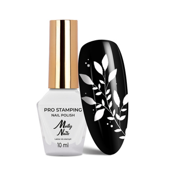 Molly Nails PRO Stamping white stamping polish, 10 ml