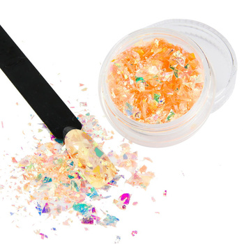 Décoration pour ongles Broken Mirror Effect effet miroir brisé pot n° 9