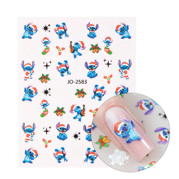 Autocollants pour ongles de Noël « Stitch » Molly Nails JO-2583