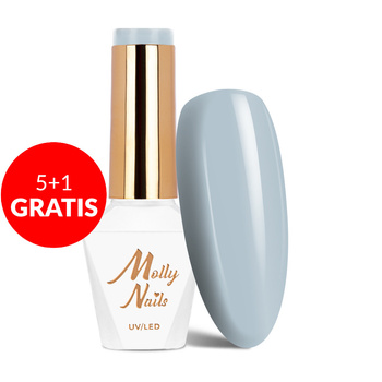 5+1 gratis Molly Nails Pure Nature Summer Breeze Hybridlack, HEMA/Di-HEMA-frei, 8 g, Nr. 104