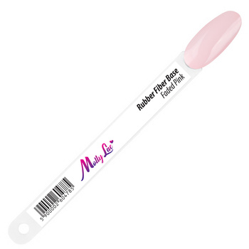 Échantillon de bâtonnets MollyLac Rubber Fiber Base Faded Pink