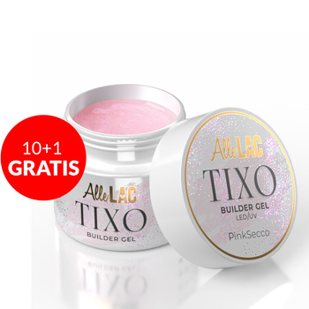 10 + 1 gratis: Tixotropes Aufbau-Gel AlleLac Tixo Builder Gel PinkSecco 45 g