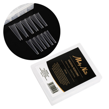 Formes de base doubles pour la pose d'ongles Molly Nails, forme amande russe, YQ-2, 120 pièces