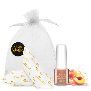 Sonderedition Nagelhaut- und Nagelöl mit dem Duft „Peachy Punch“ und Karamellbonbons in einem dekorativen Säckchen, 5 ml