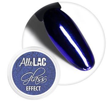 Poudre à effet miroir pour la décoration des ongles Glass Effect AlleLac Navy n° 11