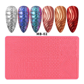 Stampi in silicone per decorazioni con Powder Gel (modello 2)