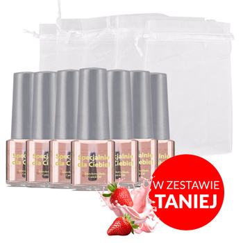 100 Stück Spezialöl für Nagelhaut und Nägel mit dem Duft „Strawberry Shake“ im 5-ml-Beutel