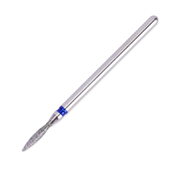 Diamond cuticle file, narrow teardrop shape, medium