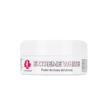 Allepaznokcie Acrylpulver für Nägel Extreme White Acrylic Powder 30 g